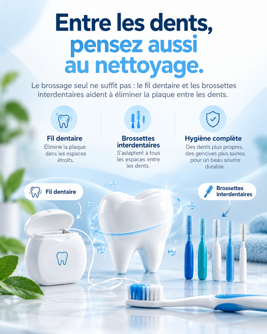 Une professionnelle ajuste un appareil dentaire transparent